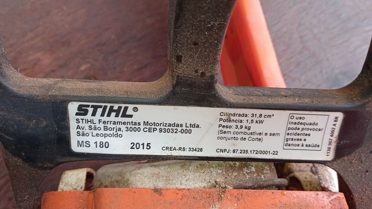 Motosserra Stihl MS 180 - Foto 3