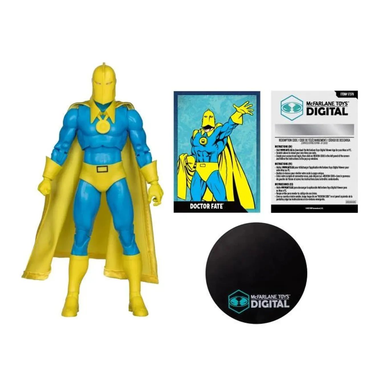 DC: The Silver Age Doctor Fate 7" Action Figure (With Digital Code) - Foto 3
