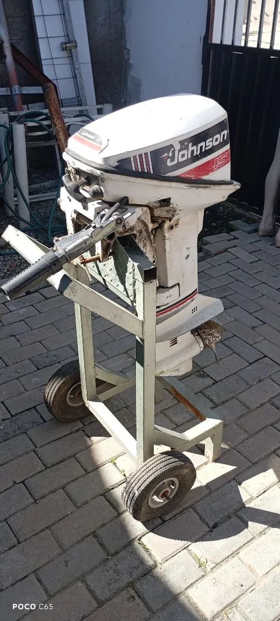 Motor de Barco Johnson 15 hp  - Foto 2