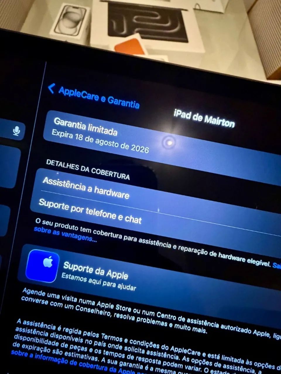 iPad PRO M4 256GB 13 Polegadas - Garantia Apple 08/2026 - Bateria 100% 9 Ciclos - Até 18x - Foto 5