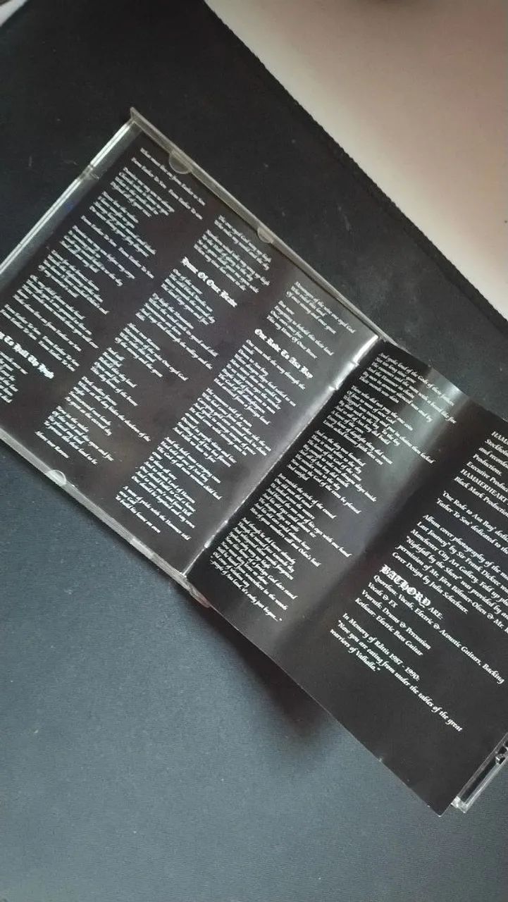 CD do álbum Hammerheart(1990) de Bathory original  - Foto 4