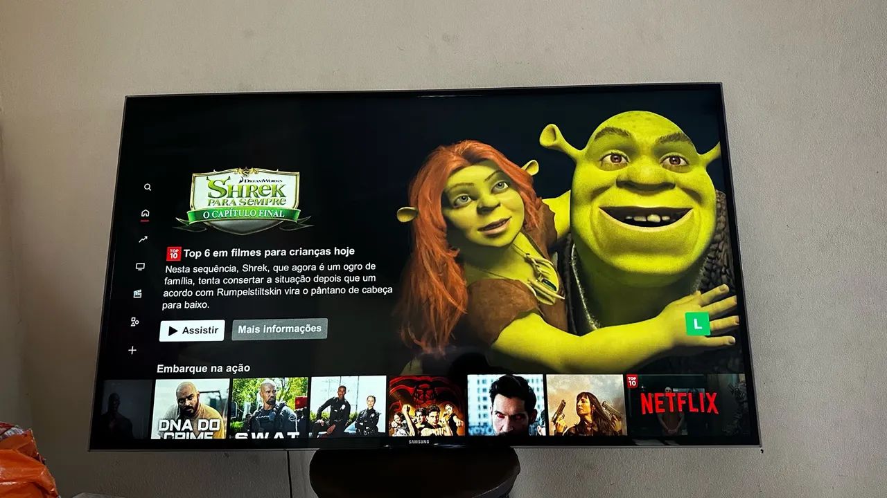 Smart TV LED Samsung 48 Polegadas, Aplicativos - Netflix YouTube 