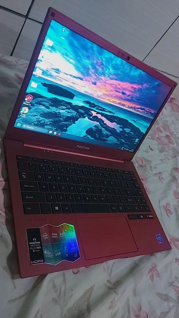 Notebook positivo motion zerado 