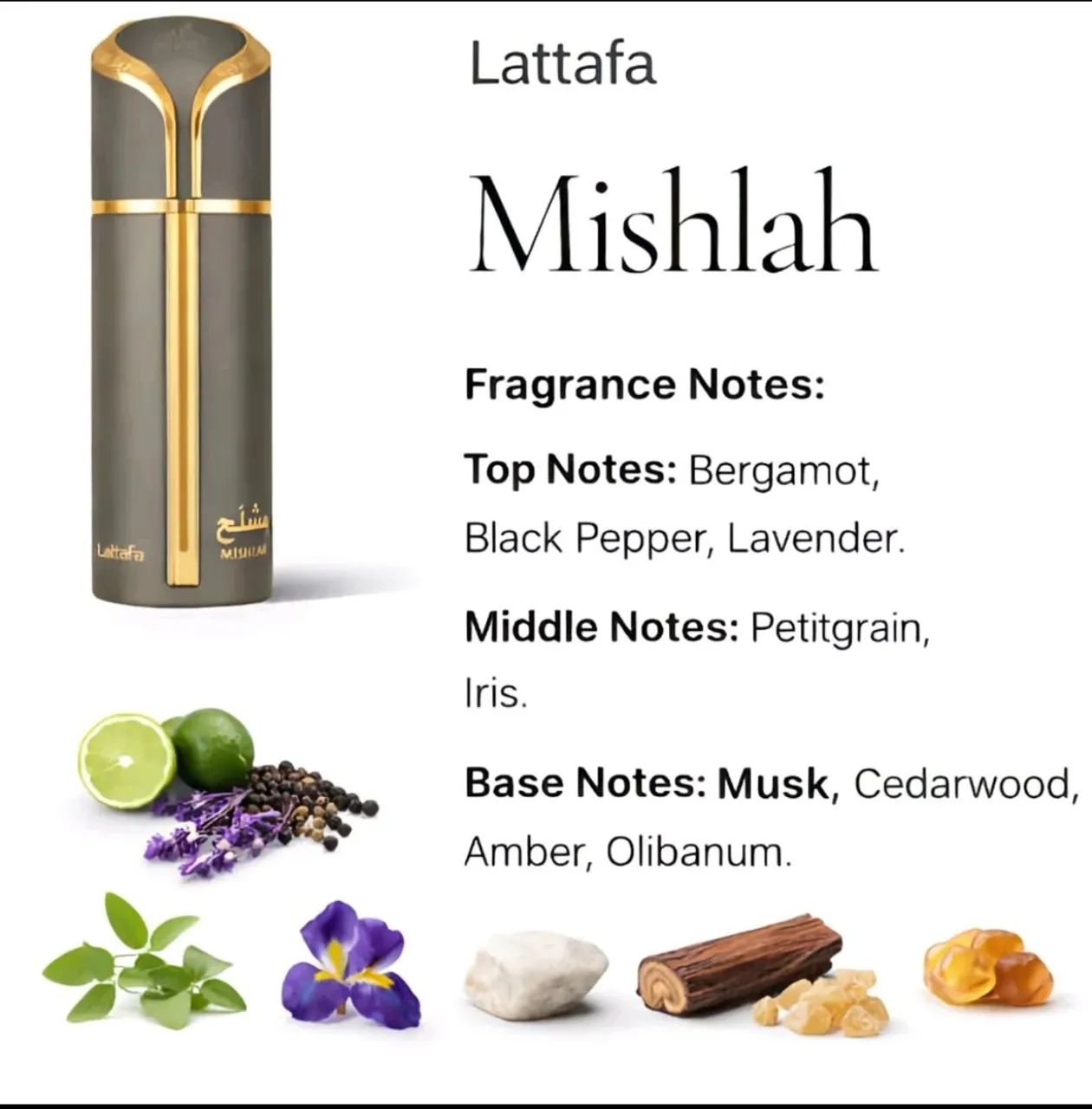 Perfume Árabe Lattafa Mishlah 100ml Original  - Foto 2