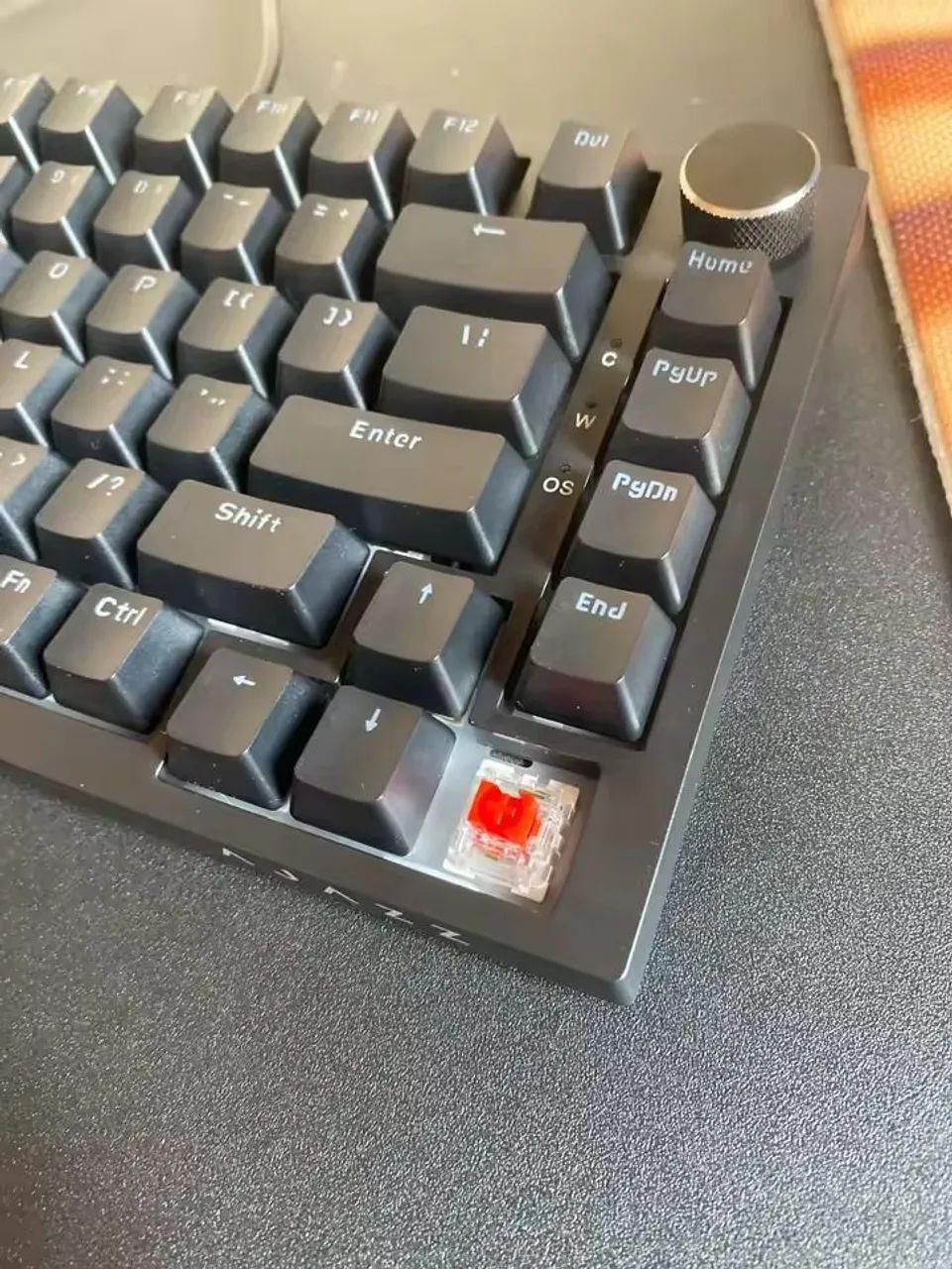 Teclado Mecânico AJAZZ AK820 75% com Fio, Hot-Swap e Knob - Foto 3