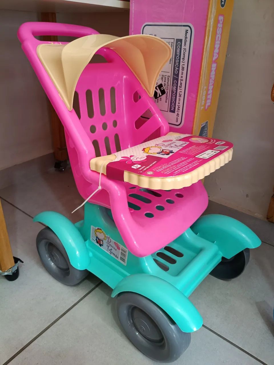 CARRINHO DE BONECA LUXO 