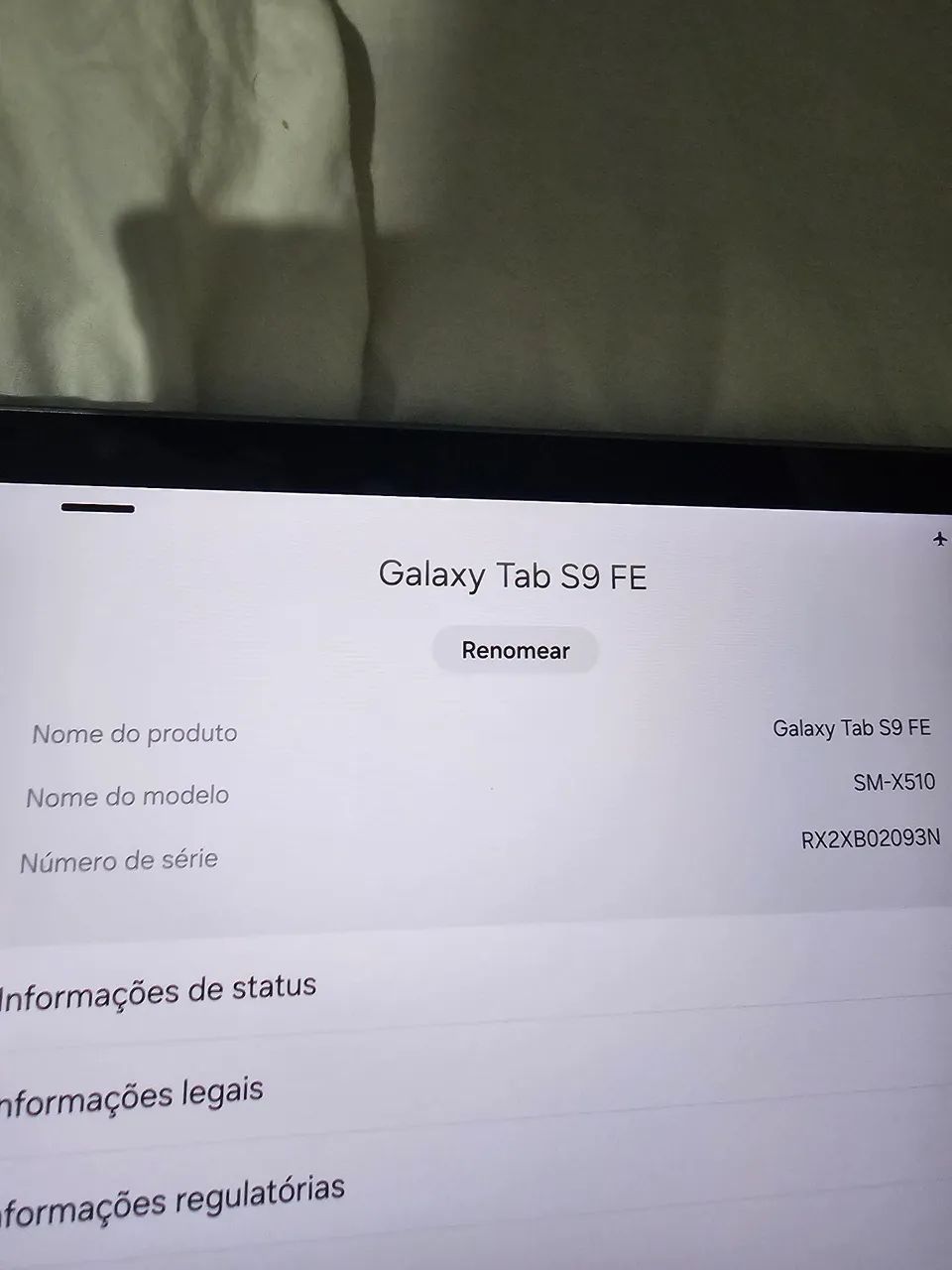 Tablet Samsung 9 FE. 128 5g com entrada para chip - Foto 5