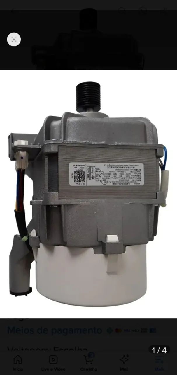 Motor Lava e Seca Midea 220v