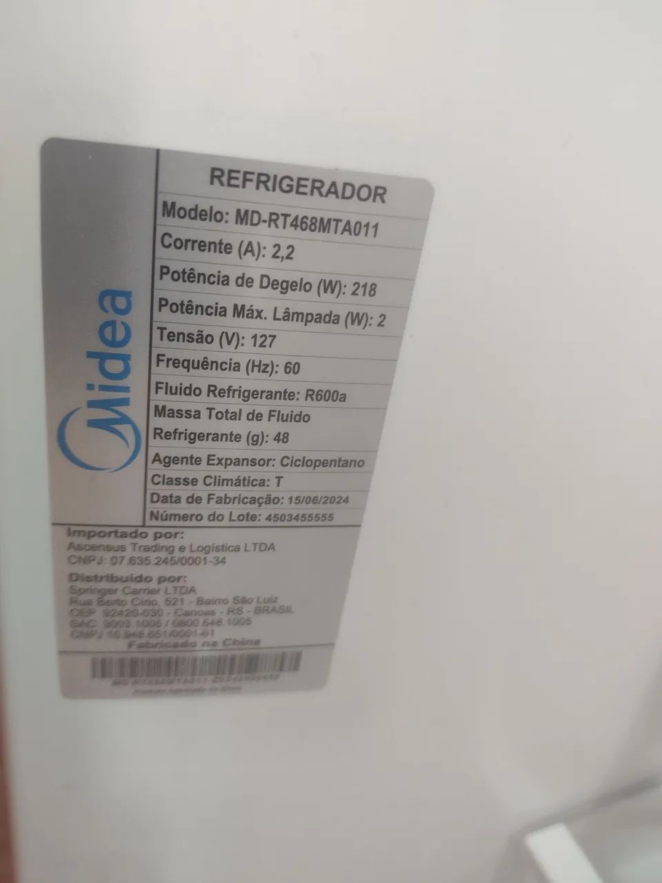 Geladeira Midea  - Foto 5