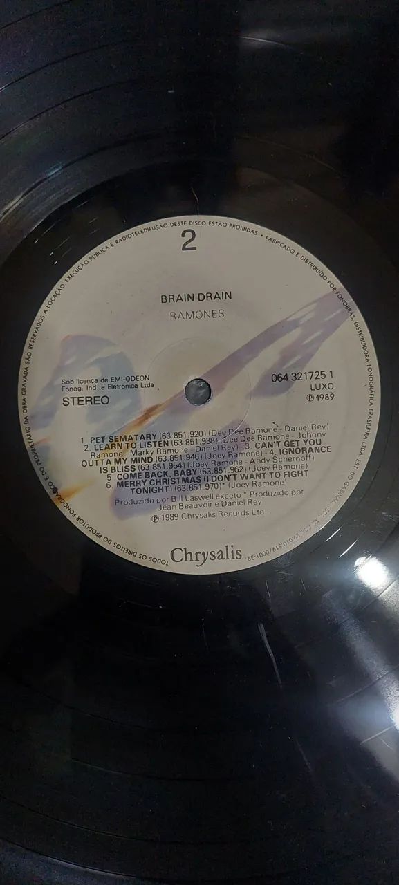 LP Vinil Ramones "Brain Drain"  - Foto 3