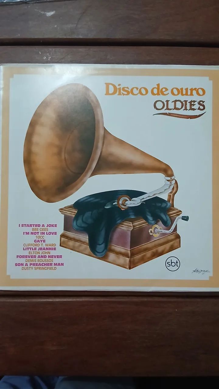 LP disco de ouro oldies usado 