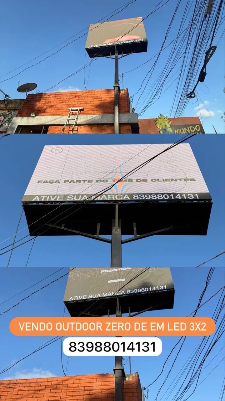 Painel de Led 3x2 - Valor 33 Mil 