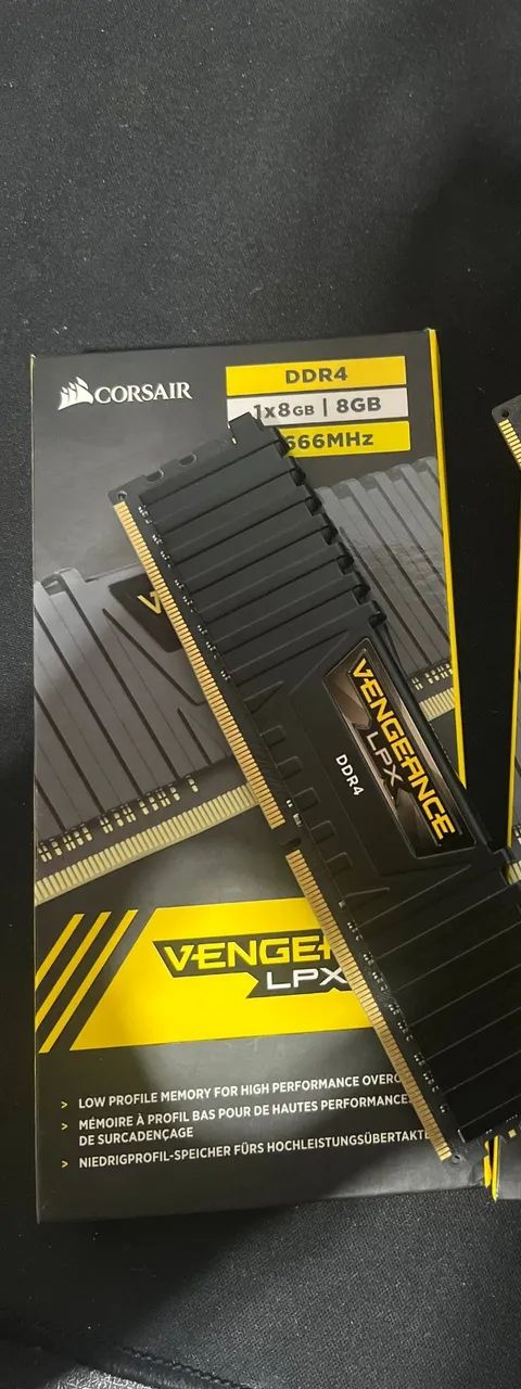 Memória Corsair 8gb DDR4 2666mhz - Memória RAM - Jardim Parque dos