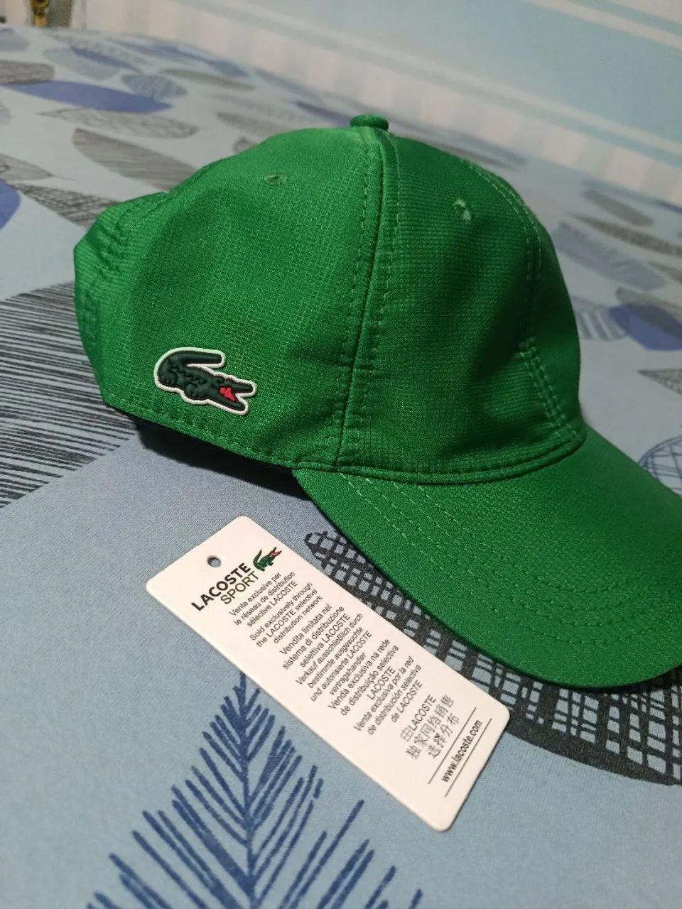 Boné Lacoste sport verde 