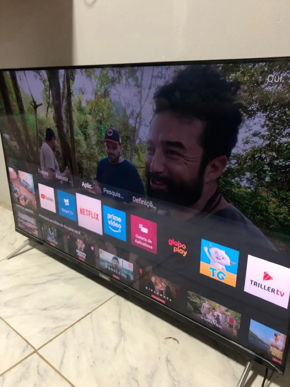 Tv smart 50P Philips - com detalhe  - Foto 5