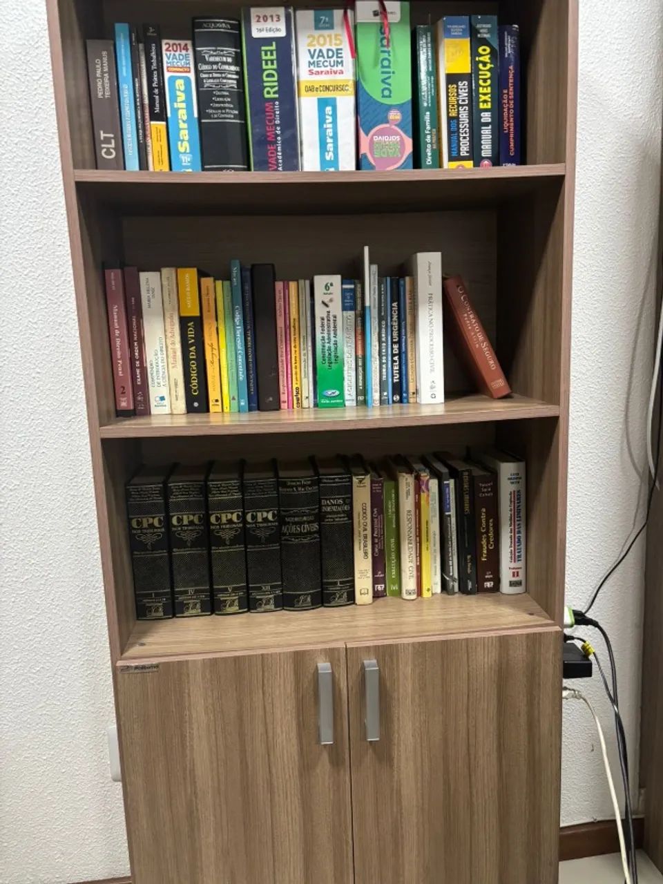 CONJUNTO MESA E ESTANTE DE ESCRITÓRIO65204102412418122