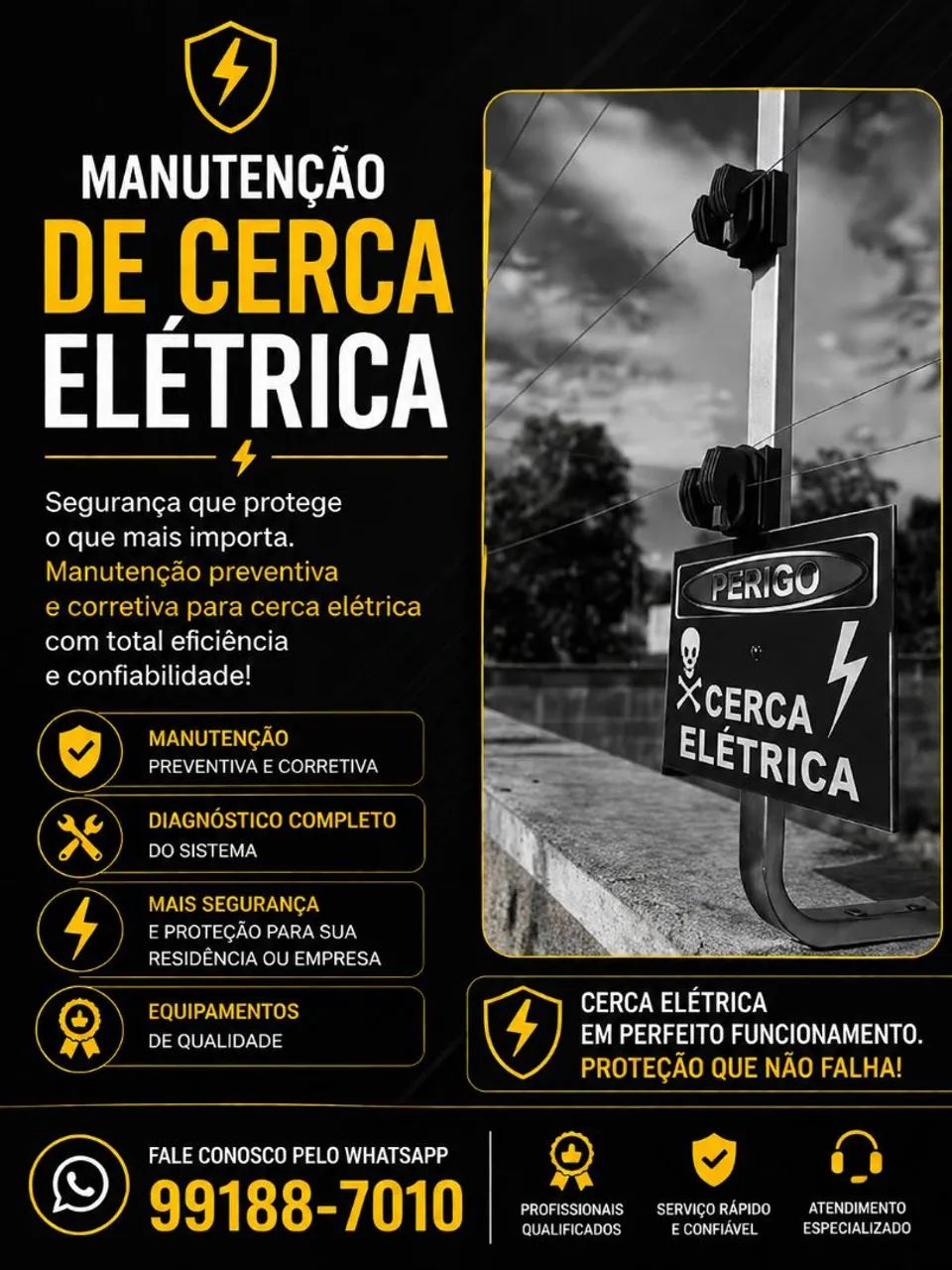 Cerca Elétrica Com Problema? Resolvemos 