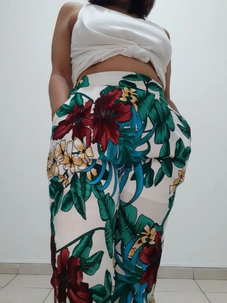 calça flare viscose com elastano - Foto 5