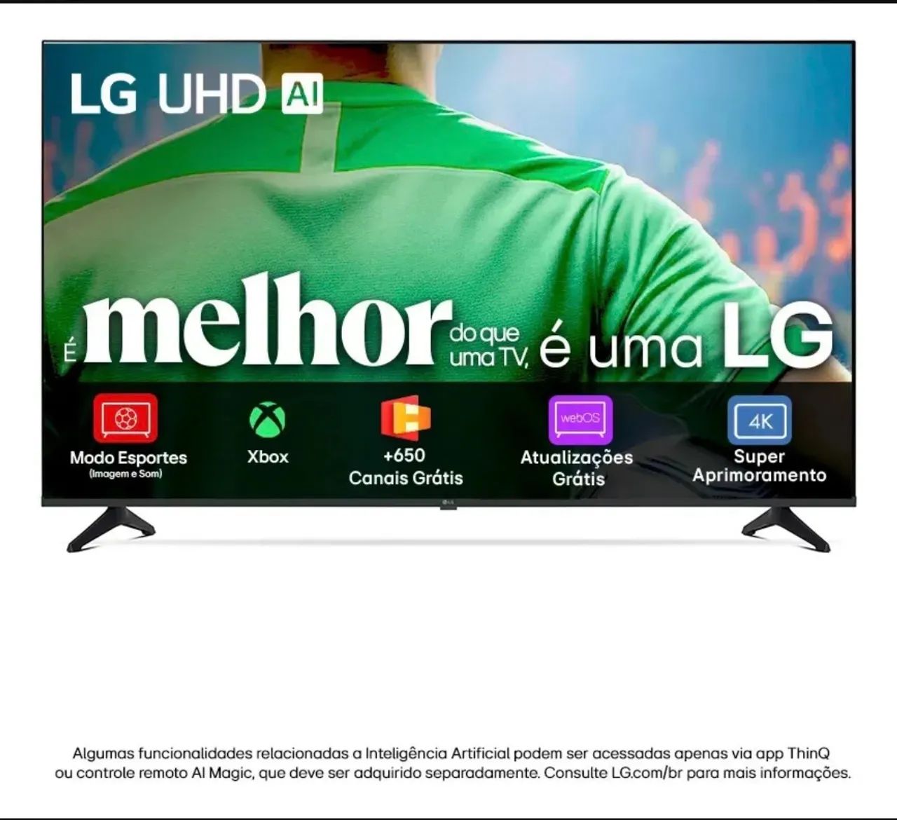 Smart TV 65" LG UHD AI - Foto 2
