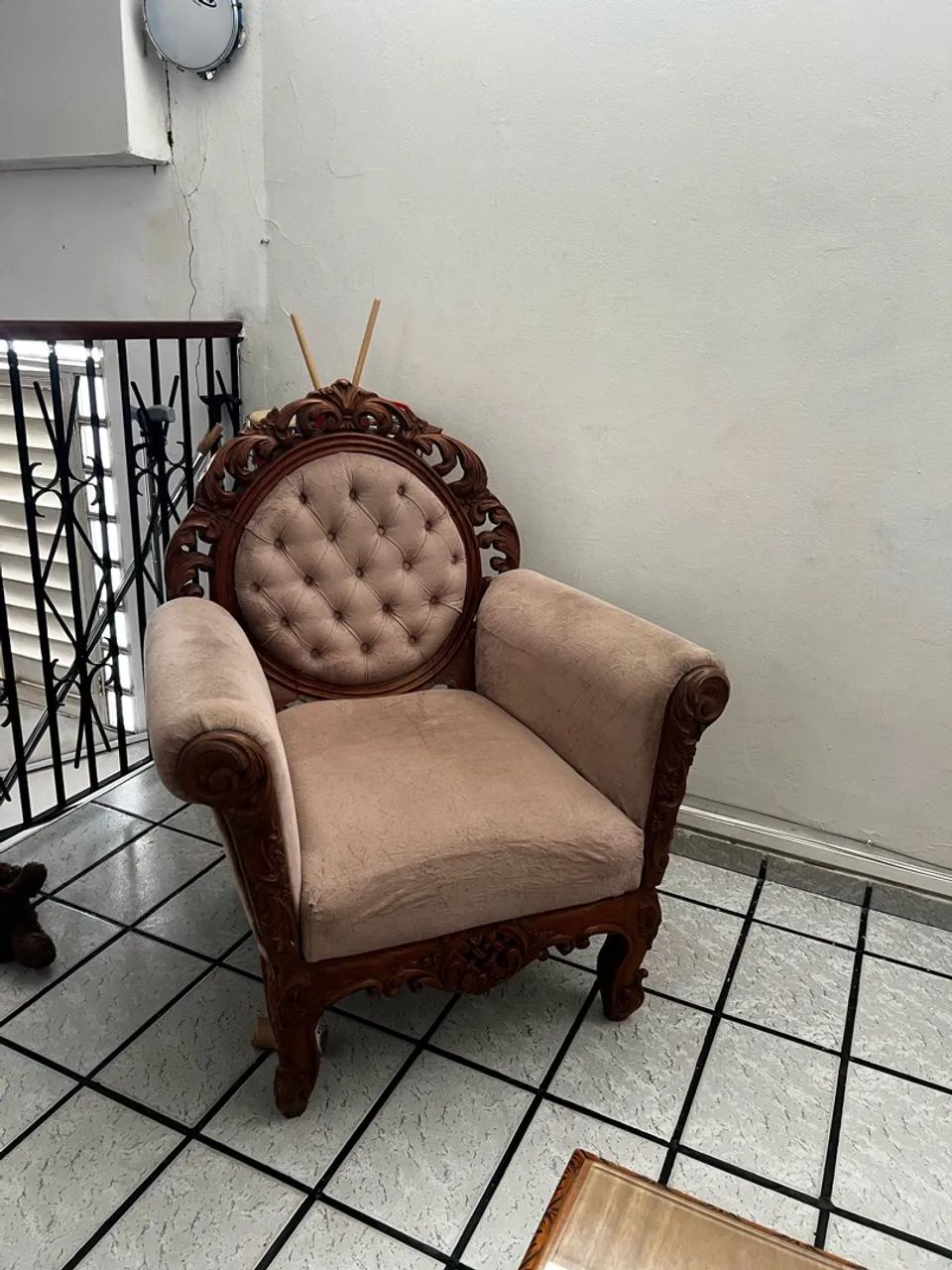 Conjunto de sofá retrô/vintage - Foto 4