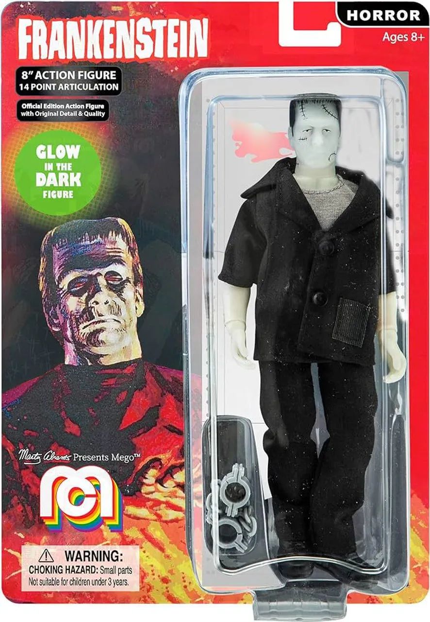 Action Figure Frankenstein - Mego (Brilha no Escuro)