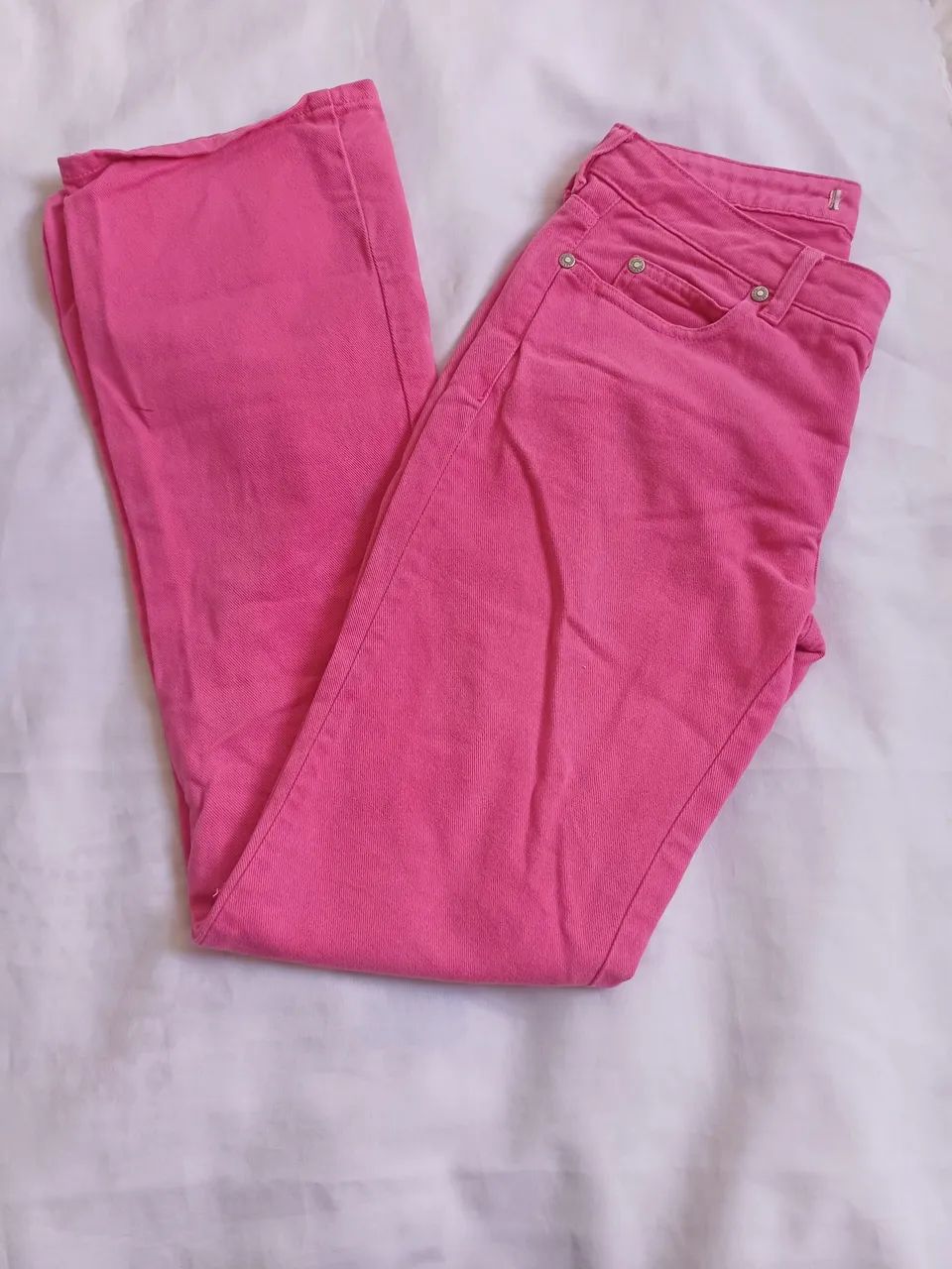 Calça Hering Jeans Rosa - Foto 3