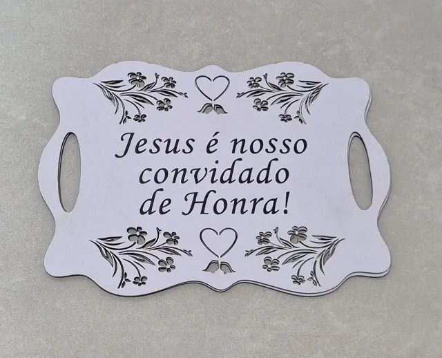 Plaquinha de Casamento