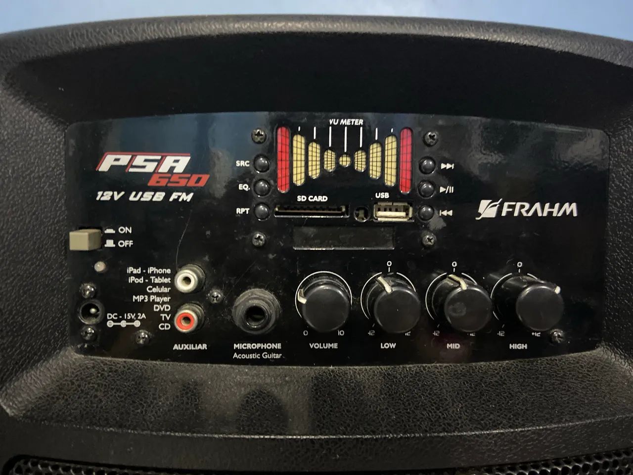 Caixa Amplificada Frahm PSA 650 - USB / Bluetooth / FM - Foto 2