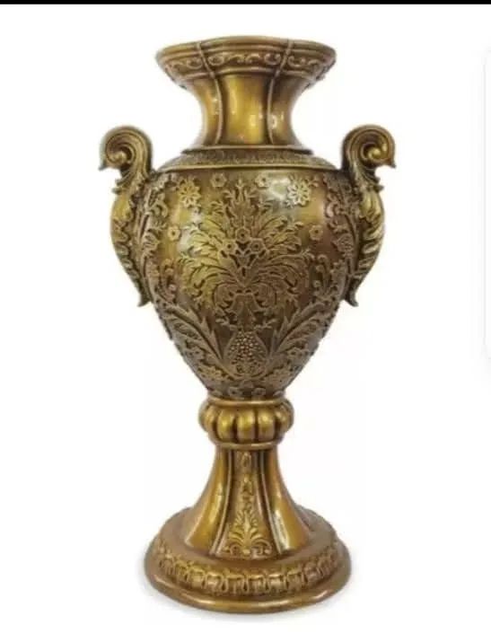 Vaso Resina Dourado 