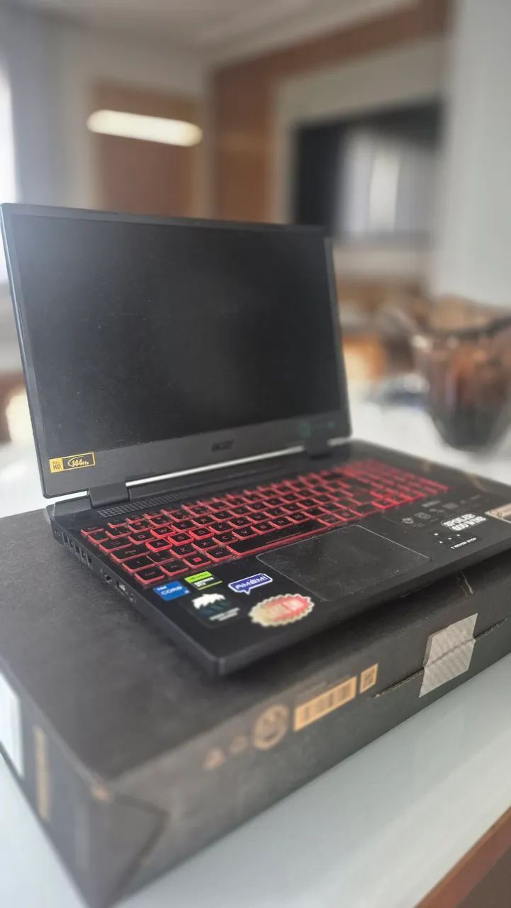 Notebook Gamer Nitro 5, 24 gb de RAM
