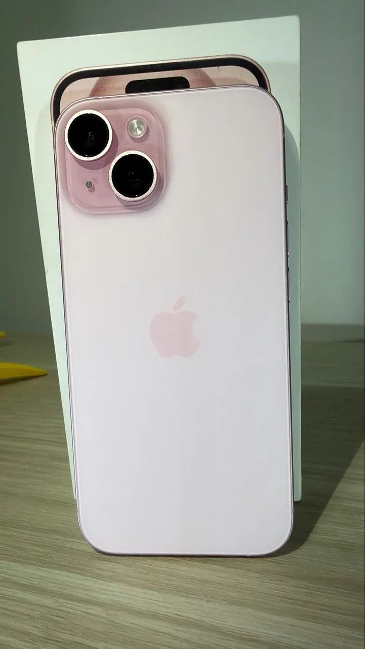 iPhone 15 Apple 128GB Rosa Excelente Estado - Foto 2