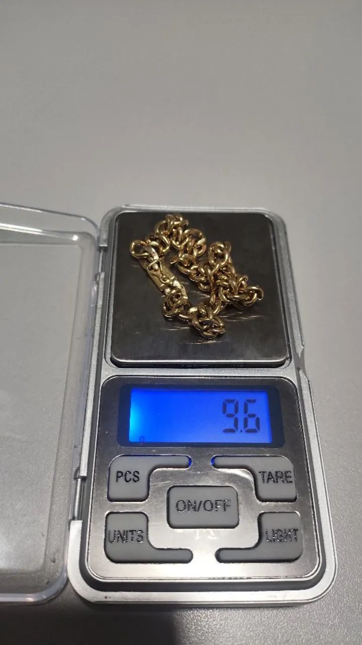 Pulseira de ouro grumet simples 18k 750 - 9,6 gramas - Foto 3