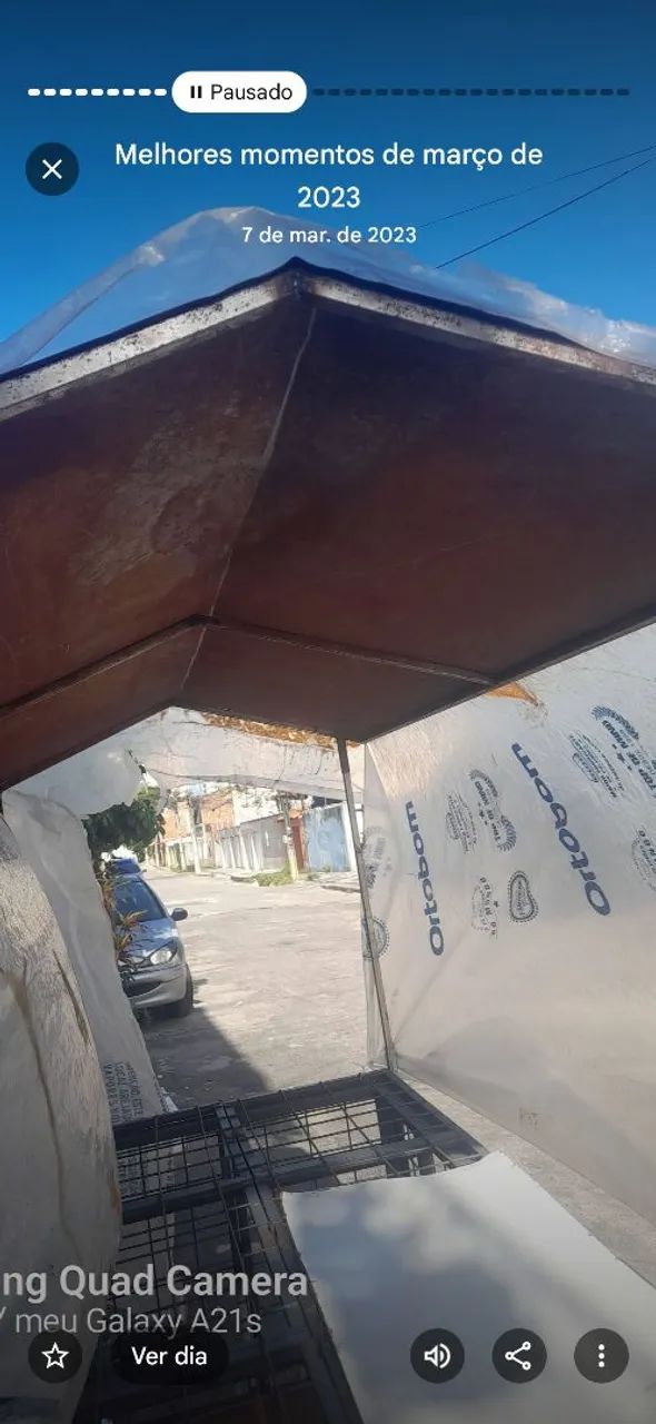 Carrinho pra trabalhar em feira com cobertura  - Foto 5