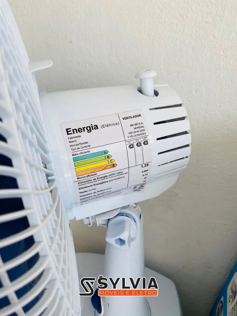 VENTILADOR MONDIAL 30CM BRANCO  - Foto 5