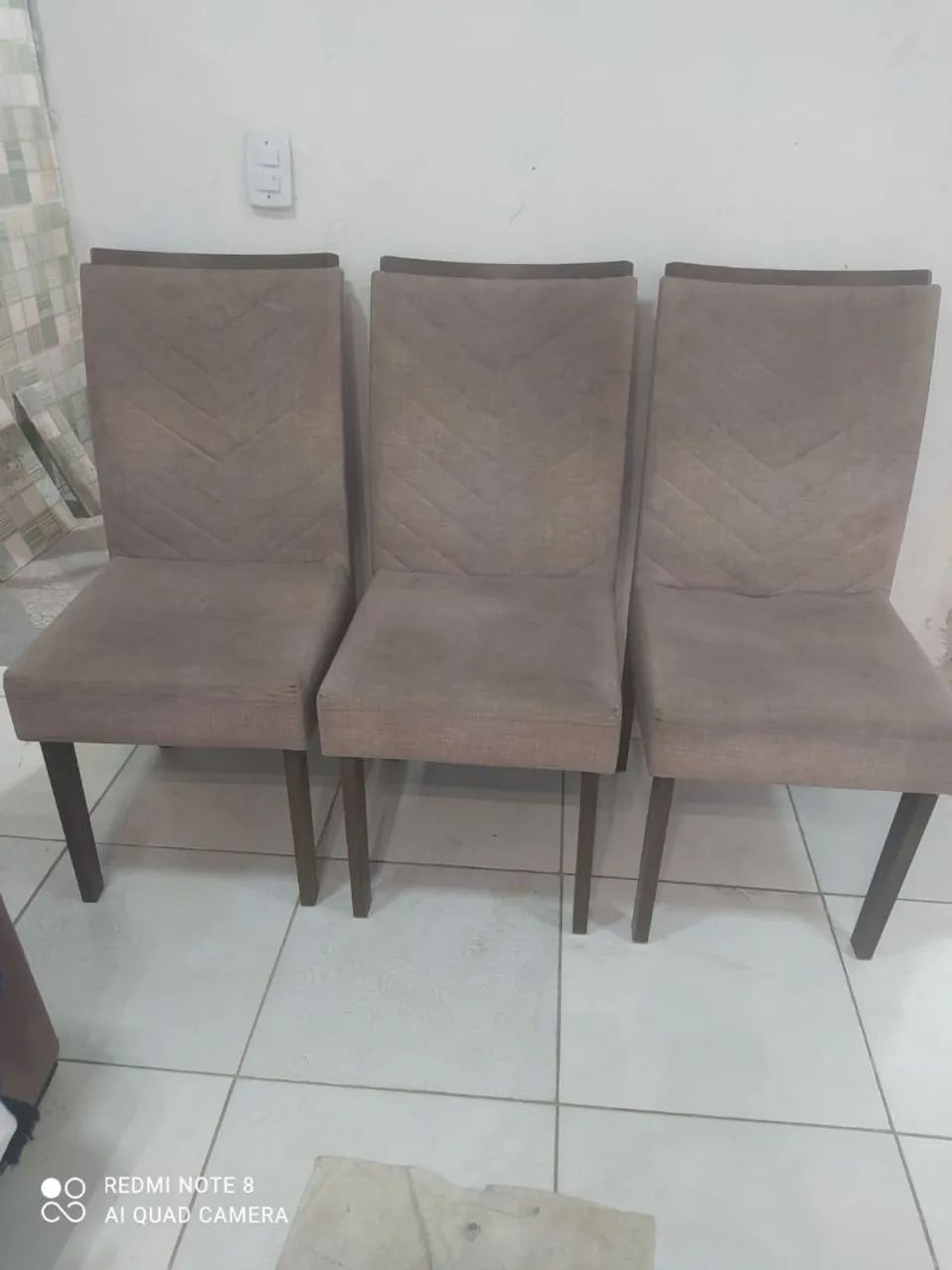  6 Cadeiras pra mesa almofadas  - Foto 4