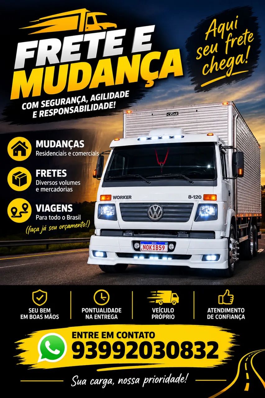 Caminhão fretes e mudanças 