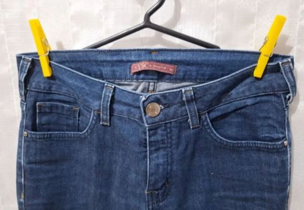 Calça feminina jeans - sem stretch - Foto 2