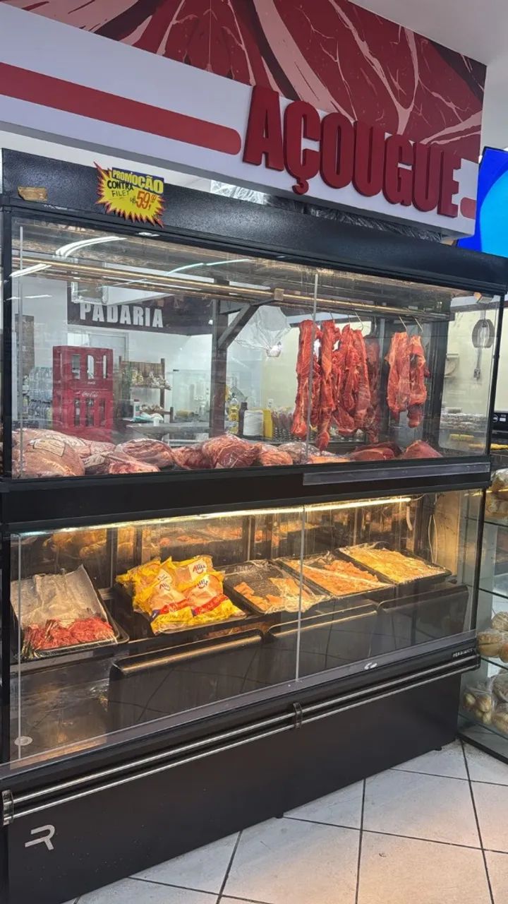 EXPOSITOR DE AÇOUGUE ALTO LINHA TOP REFRIMATE 