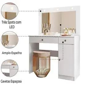 Penteadeira Camarim C/Porta e 2 Gavetas - (Oferta)!! - Foto 3