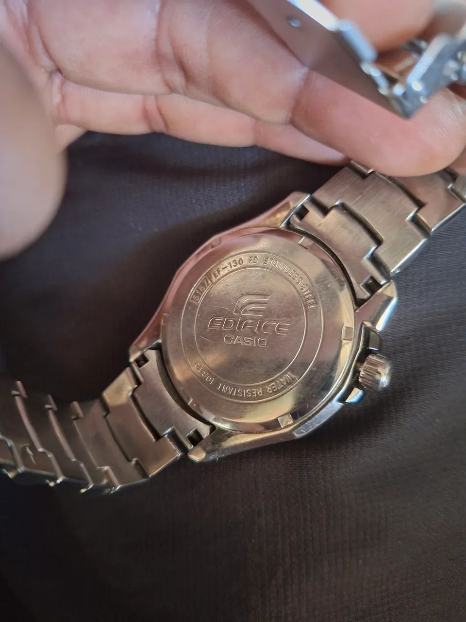 relógio Casio Edifice EF-130D-1A2VDF - Foto 3