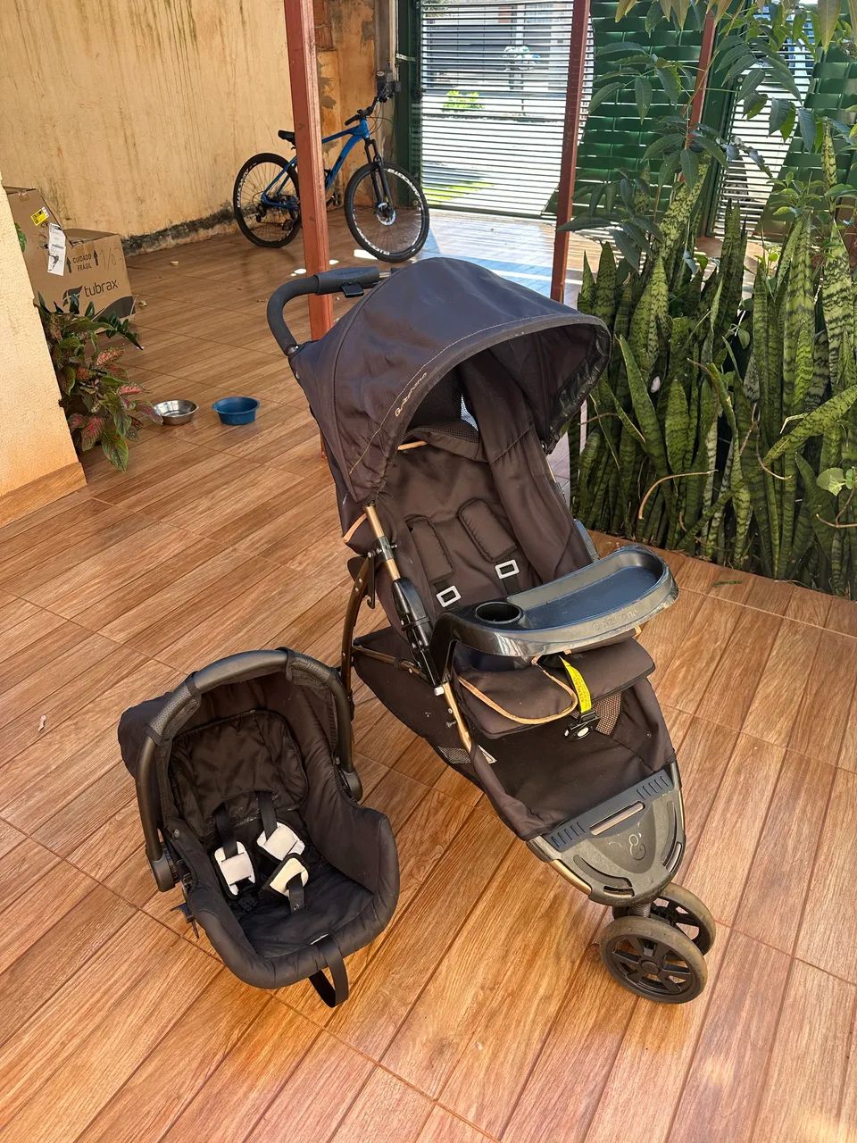 Carrinho e bebê conforto galzerano - Foto 2