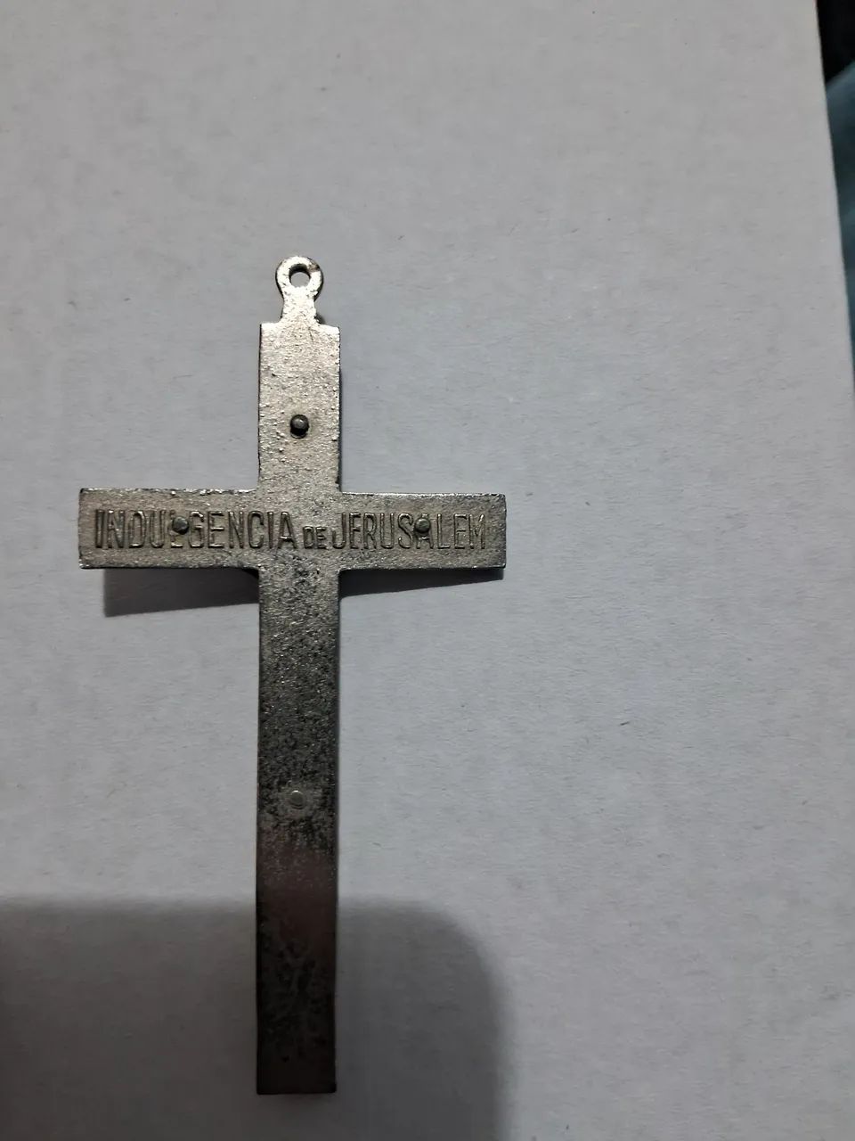 Crucifixo com inscrição "Indulgência de Jerusalém " - Foto 2