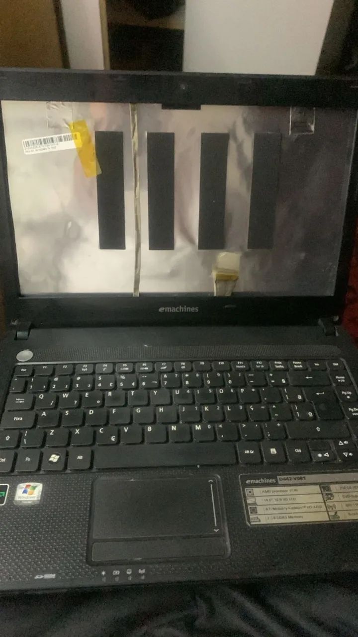 Carcaça Notebook Emachines D442 (Usado) - Foto 2