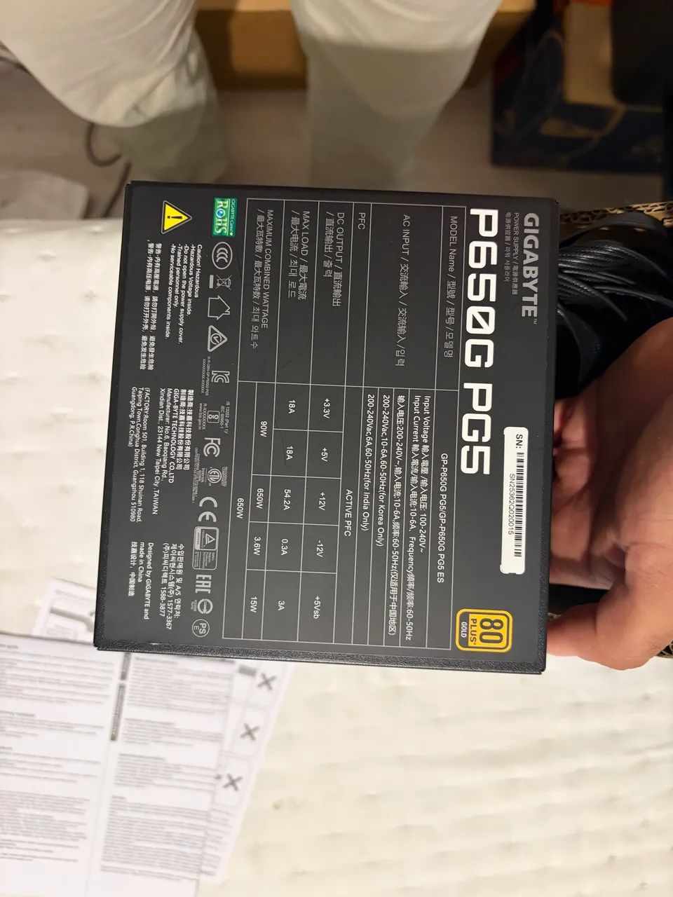 Fonte Gigabyte P650G PG5 650W - Foto 2