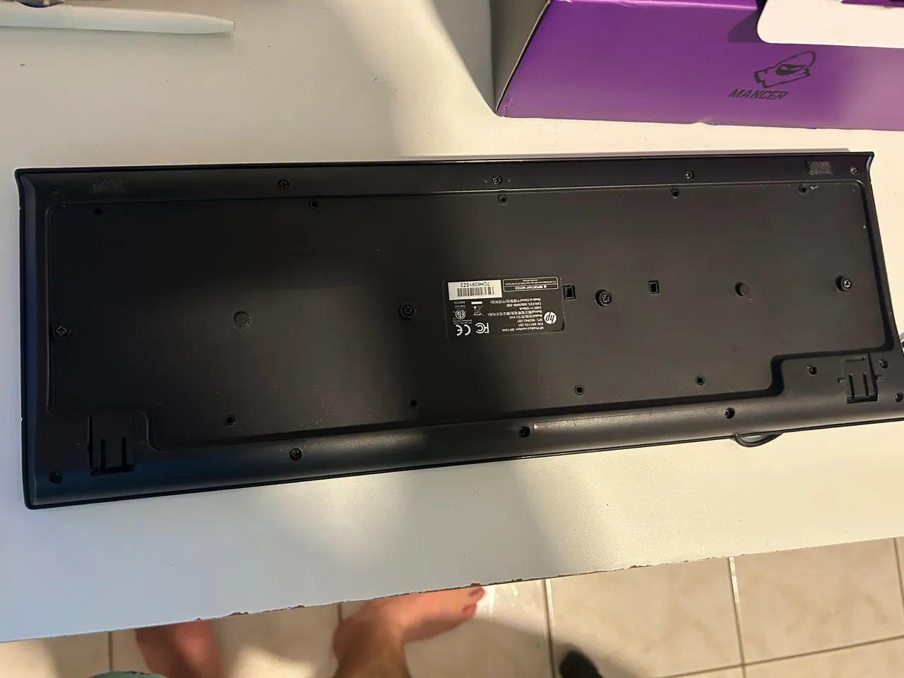 Teclado HP modelo k45