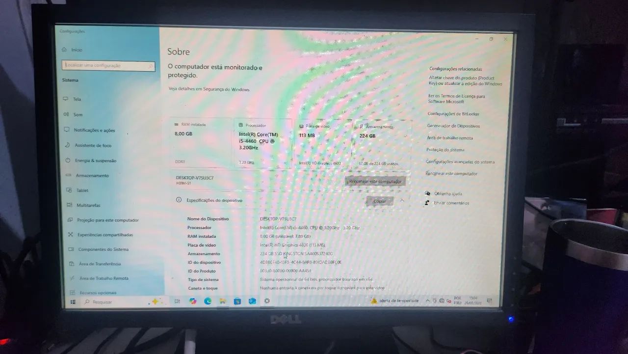 PC i5 4 Geração Escritório 