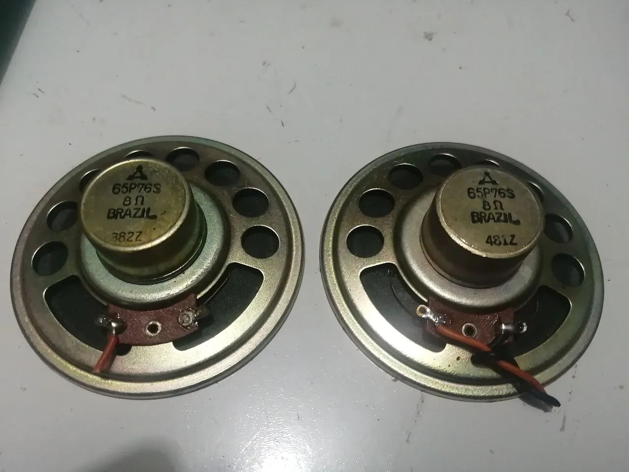 Alto falantes originais do fone de ouvido magnavox antigo!