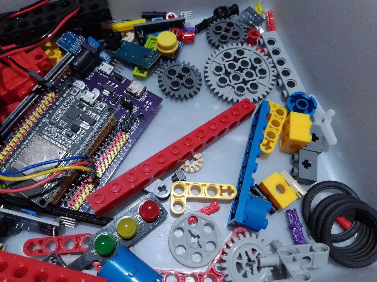  Peças Technic: Pinos, Eixos, Conectores Lego - Foto 3