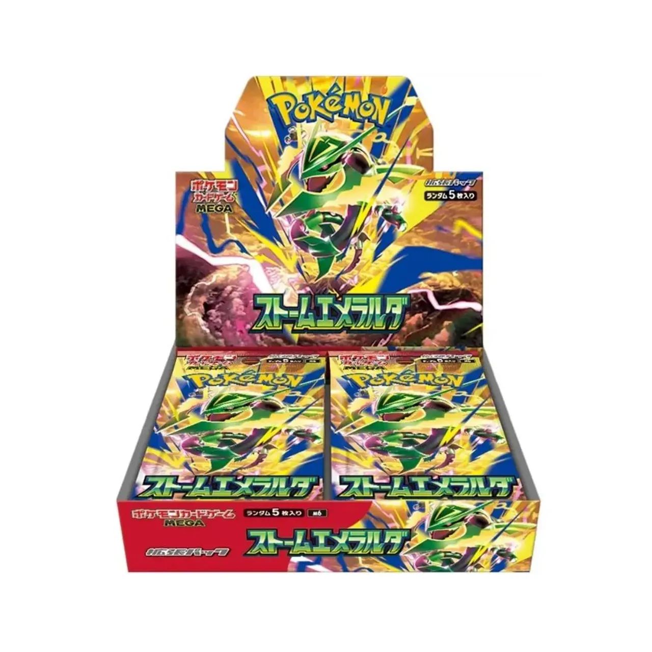 n*o様 ストームエメラルダ BOX Pokémon TCG Booster Box Storm Emeralda M6 - Japônes - Hobbies e