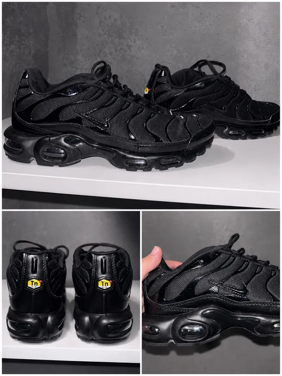 Air Max TN All Black/Preto - Replica 